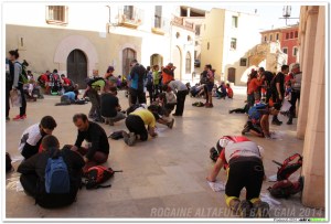 15 minutos trazando estrategia y recorrido