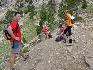 Primera parada a reponer líquidos