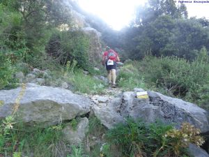 Ascenso al collado de El Santo. +900 m desnivel positivo en 4 km. Del 17.5 al 21.5