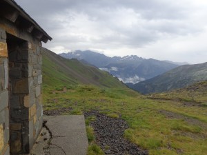 Cabaña de Lisier. Pocos metros de cruzar el Collado de Urdiceto.
