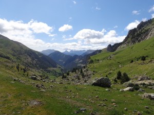 Paramos a almorzar antes de atacar el último tramo del collado...