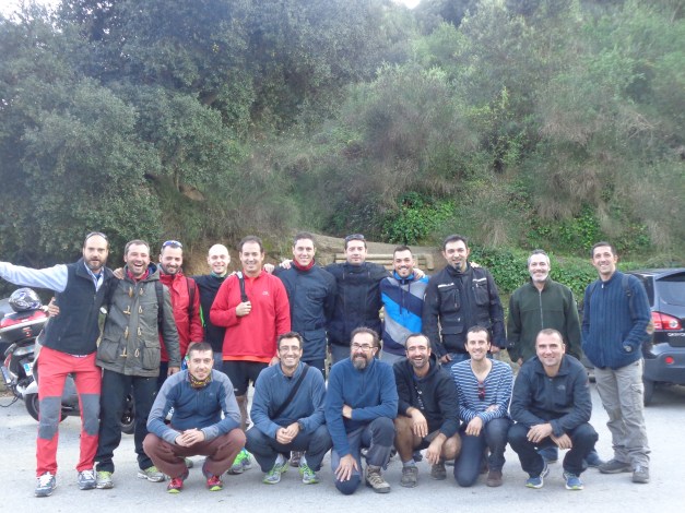 Jóvenes Castores por Collserola. Hasta la próxima !!!
