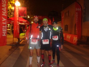 Preparando la salida con dos máquinas Finishers de la Ultra