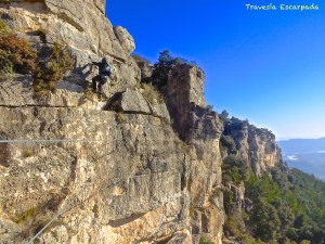 Pared Vertical y Puente Nepalí en el Tossal de les Venes